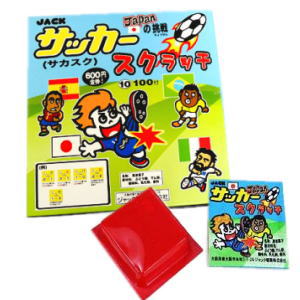 サッカースクラッチ 10円×100　